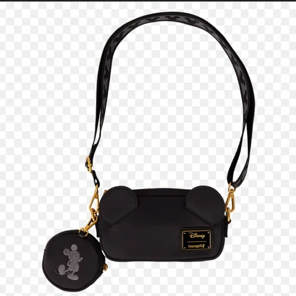 Disney Loungefly Mickey Ears Sling Bag. - Picture 5 of 6